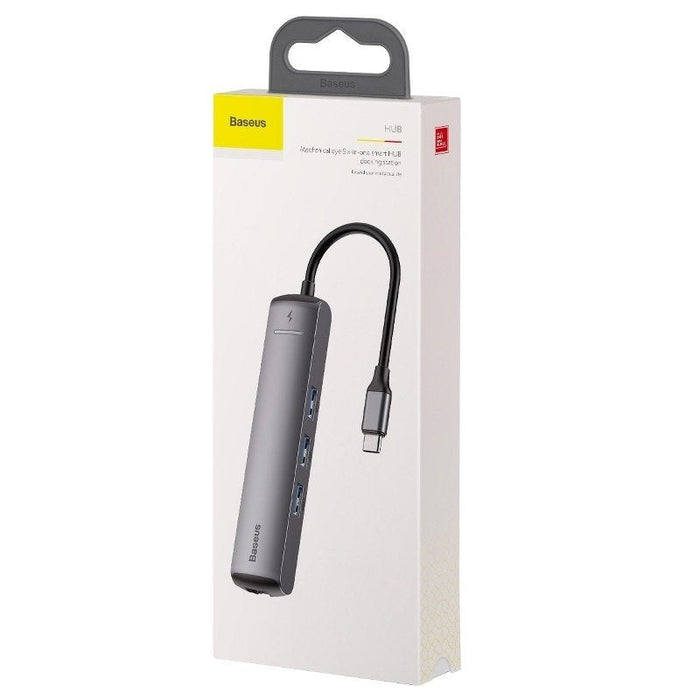 Baseus Хъб Адаптер 6-в-1 от USB-C към 3xUSB