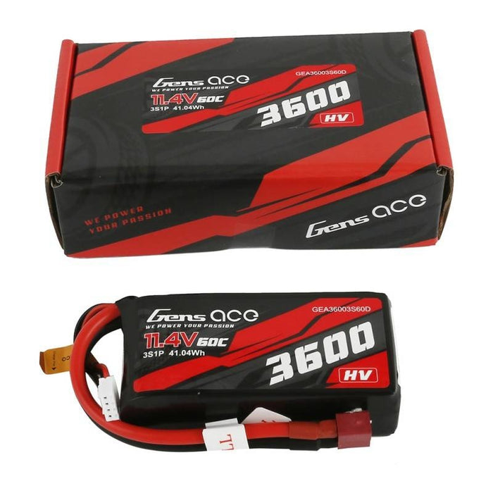 Батерия Gens Ace 3600mAh 11.4V 60C 3S1P
