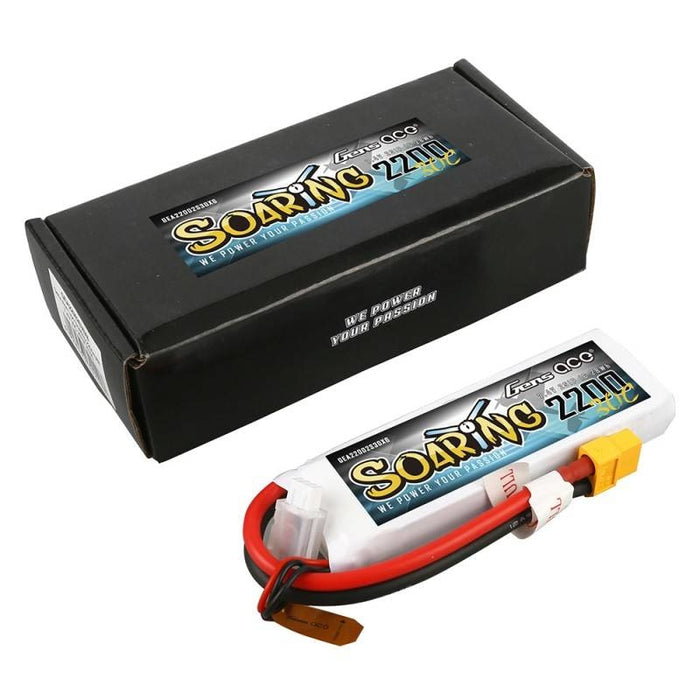 Батерия Gens Ace Soaring 2200mAh 7.4V 30C 2S1P XT60