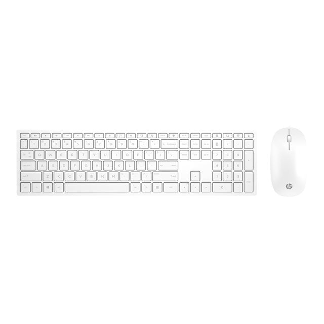 HP WHT PAV WLCombo Keyboard 800