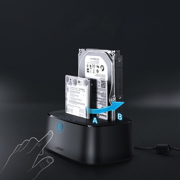 Докинг станция UGREEN CM198 за HDD / SSD 2.5/ 3.5 USB 3.0