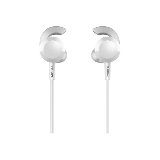 PHILIPS слушалки с микрофон UpBeat Bluetooth 8.2мм бели