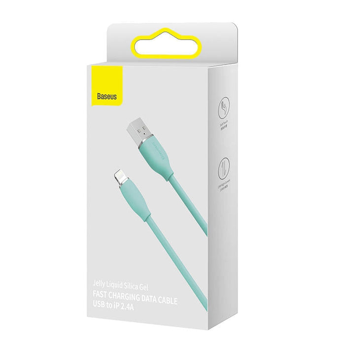 Кабел за зареждане USB към Lightning Baseus Jelly 2.4A 1.2m