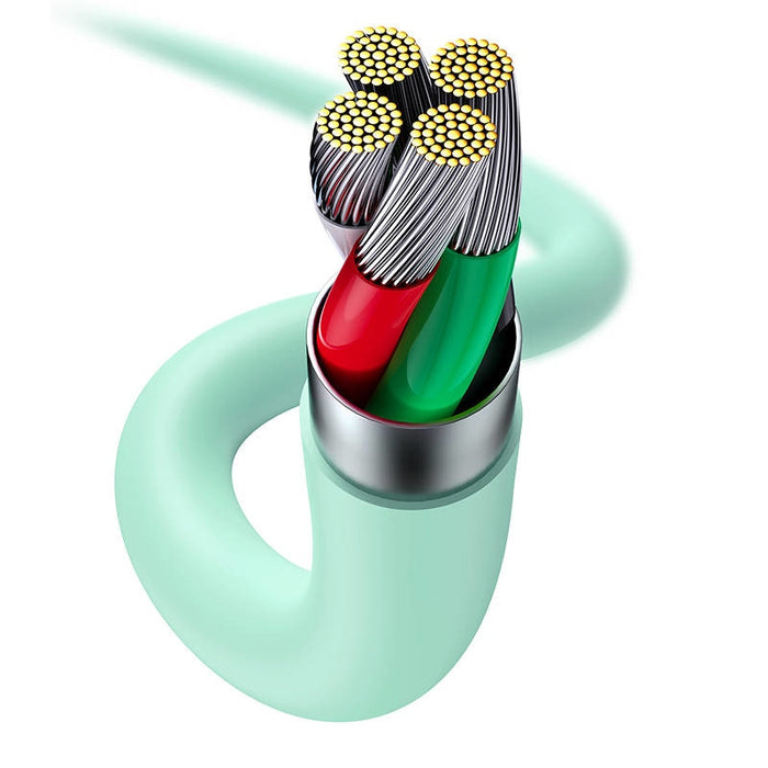 Кабел за зареждане USB към Lightning Baseus Jelly 2.4A 1.2m