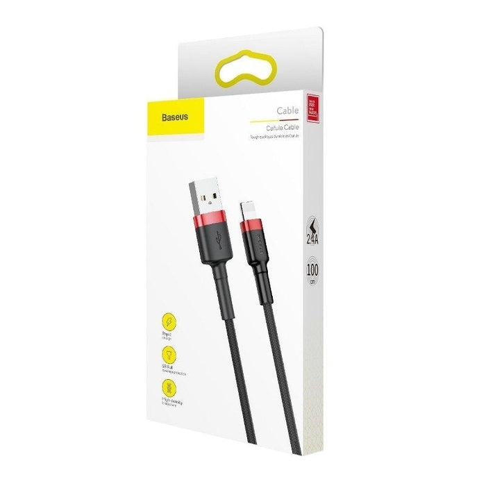 Кабел Baseus Cafule USB към Lightning 2A 3m