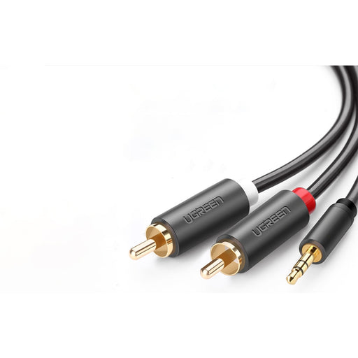 Кабел UGREEN AV102 3.5mm мъжки жак към 2x RCA мъжки (чинч)
