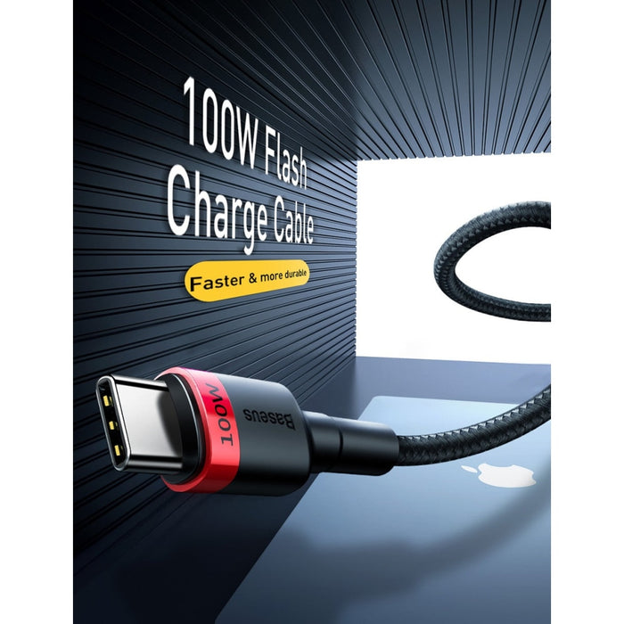 Кабел за зареждане Baseus Cafule USB-C към USB-C QC 3.0 PD