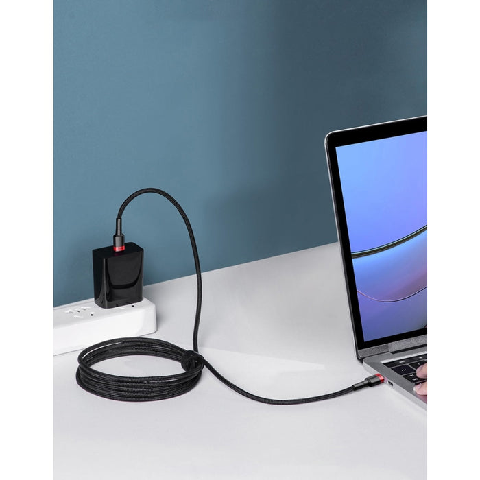 Кабел за зареждане Baseus Cafule USB-C към USB-C QC 3.0 PD