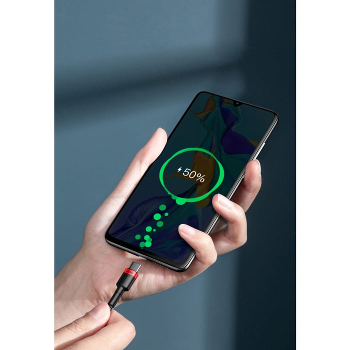 Кабел за зареждане Baseus Cafule USB-C към USB-C QC 3.0 PD