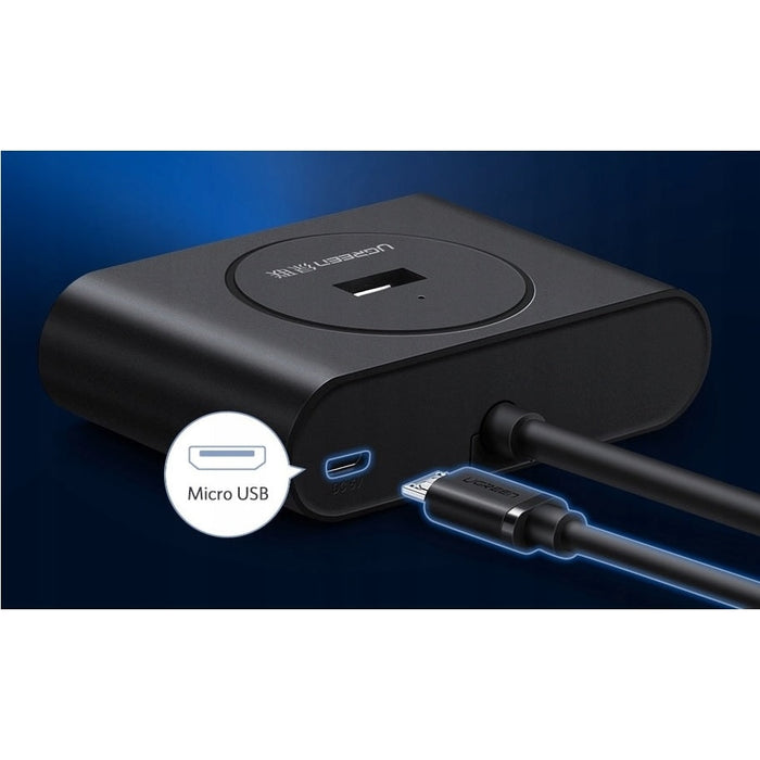 Хъб 4в1 UGREEN USB 3.0 0.5m