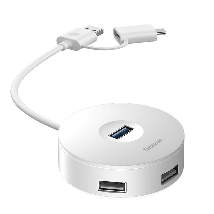 Хъб адаптер Baseus от USB/USB-C към 1xUSB 3.0 + 3xUSB 2.0