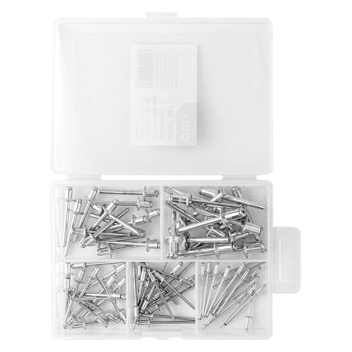 Комплект нитове Deli Tools EDL236906