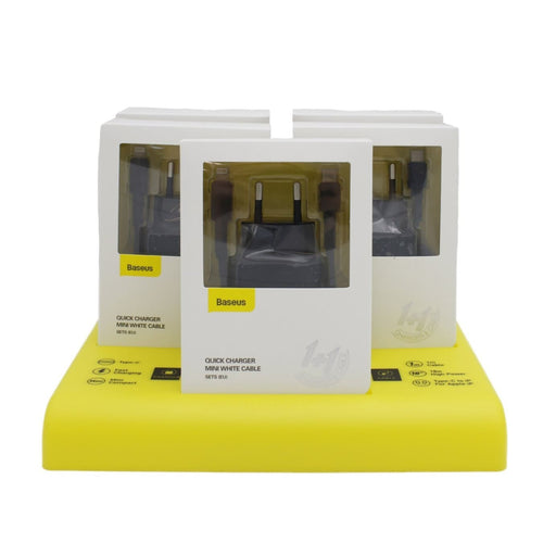 Комплект зарядни устройства Baseus Mini USB-C PD 18W USB-C