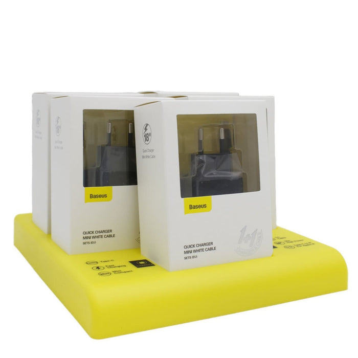 Комплект зарядни устройства Baseus Mini USB-C PD 18W USB-C