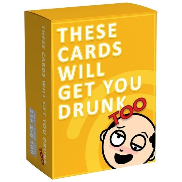 Настолна игра за пиене с карти THESE CARDS WILL GET YOU