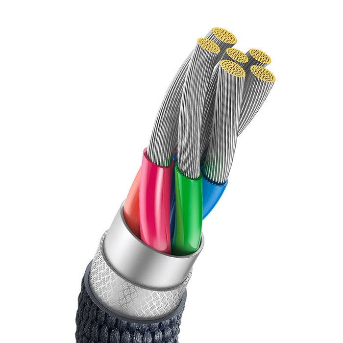 Кабел за зареждане USB към USB - C Baseus Crystal Shinе 100W