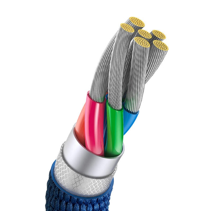 Кабел за зареждане USB към USB - C Baseus Crystal Shinе 100W