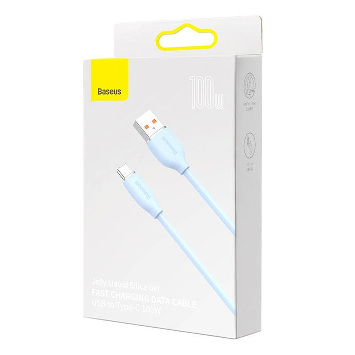Кабел за зареждане USB към USB - C Baseus Jelly 100W