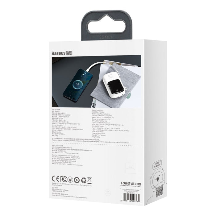 Преносима батерия Baseus Qpow 20000mAh IP USB USB-C 22.5W с