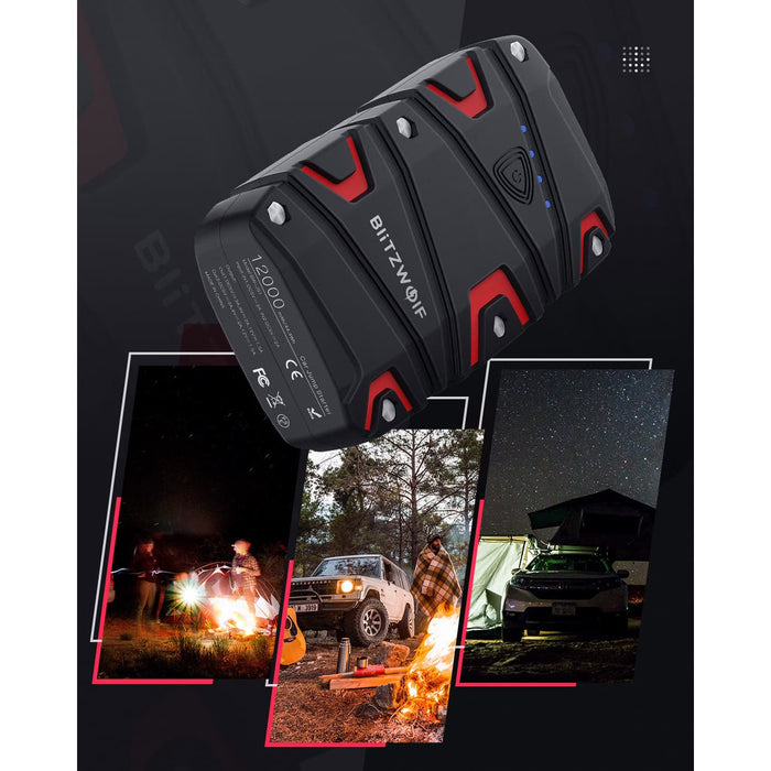 Преносима батерия Jump Starter BlitzWolf BW-JS1 12000mAh