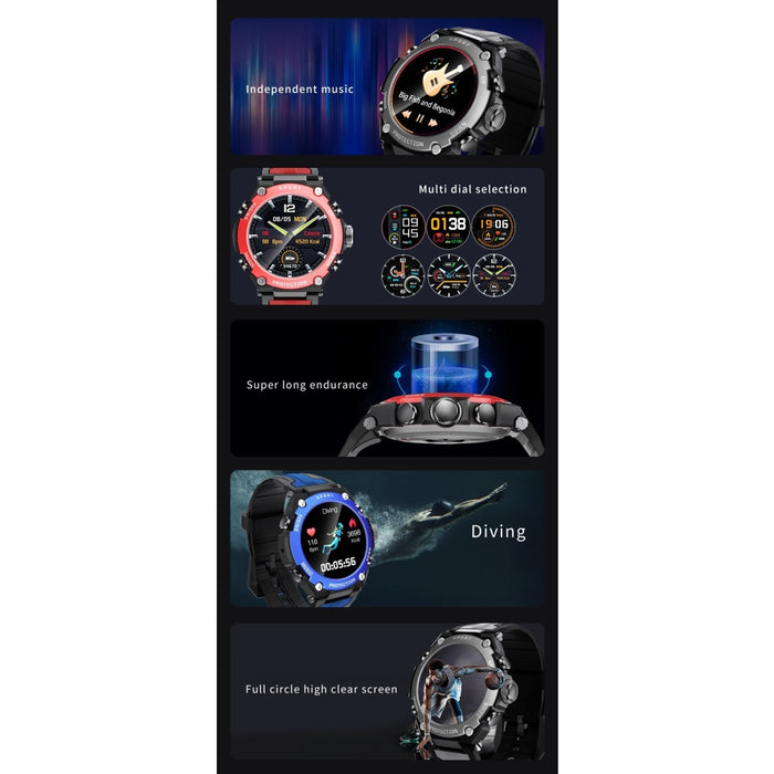 Смартчасовник Vektros VK10 Компас Кислород в кръвта Пулс