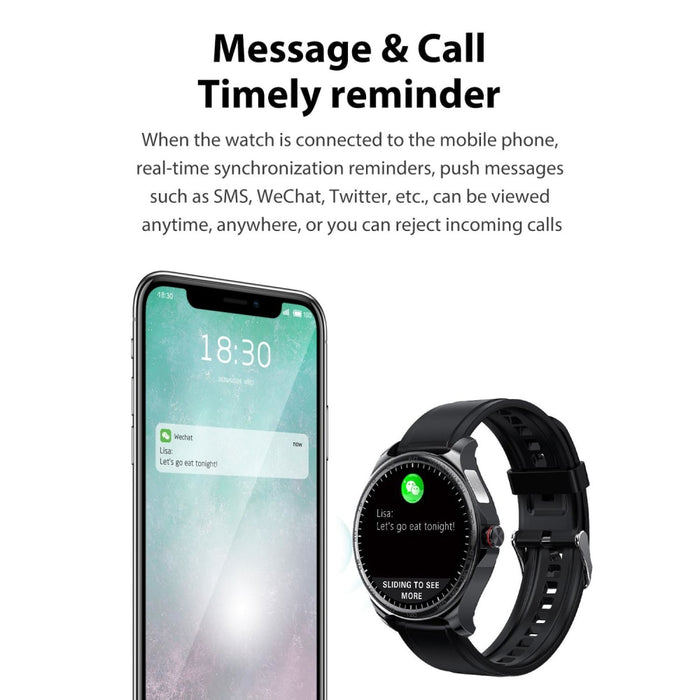 Смарт часовник Vektros VR26 Обаждане през часовника ECG PPG