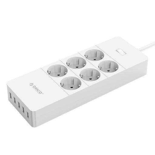 Смарт разклонител ORICO 6хAC изхода + 5хUSB Smart Surge