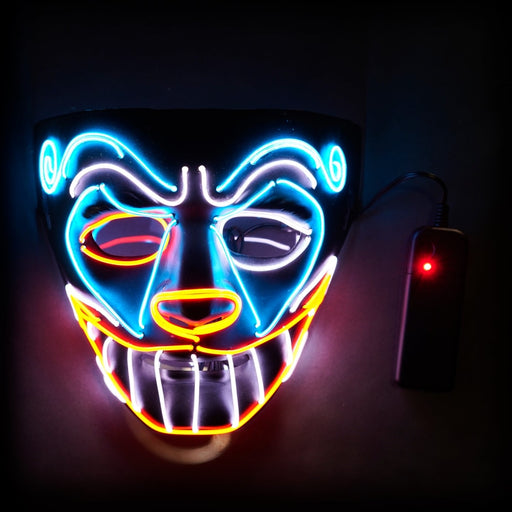 Светеща LED маска Мопс