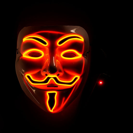 Светеща LED маска V Vendetta