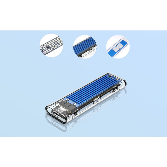 Външна кутия за хард диск Orico M.2 SSD NVME USB-C 3.1 Gen.2