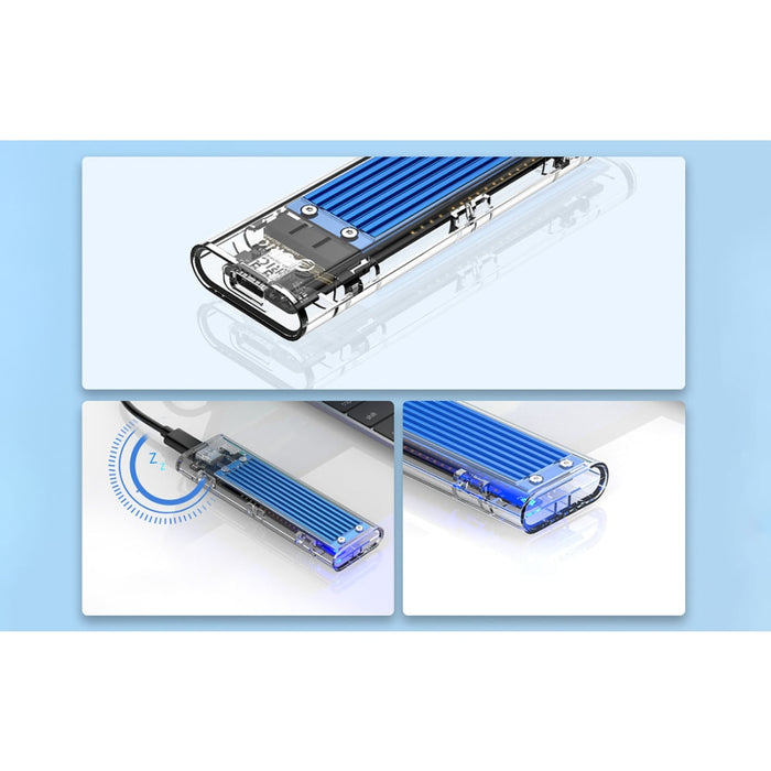 Външна кутия за хард диск Orico M.2 SSD NVME USB-C 3.1 Gen.2