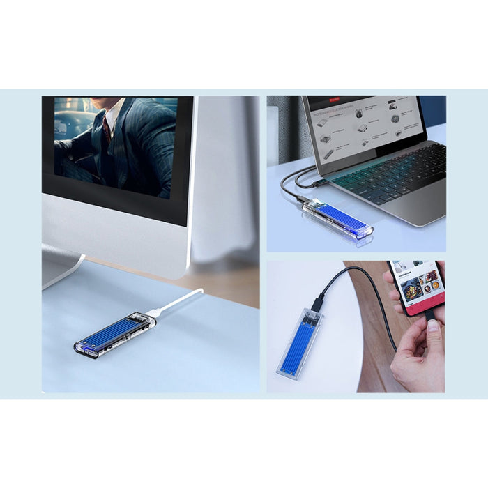Външна кутия за хард диск Orico M.2 SSD NVME USB-C 3.1 Gen.2