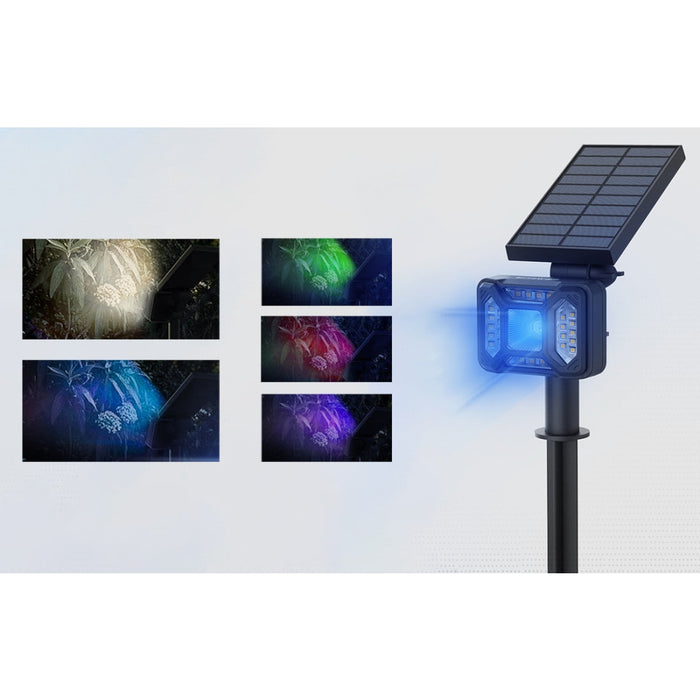 Външна LED соларна лампа със сензор за здрач Blitzwolf