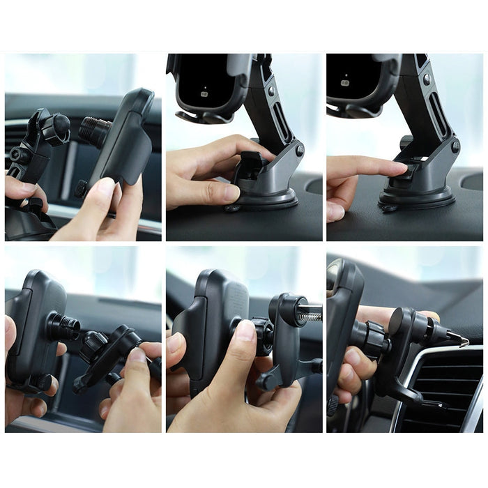 Електрически държач за телефон за кола Baseus с индуктивно