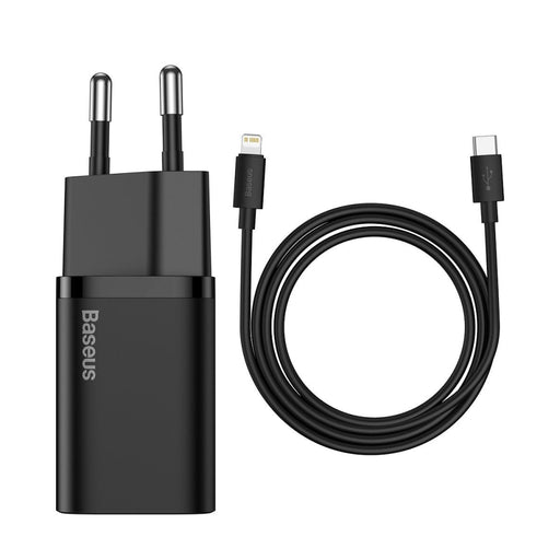 Зарядно + 1m USB-C към Lightning кабел Baseus Super Si Quick