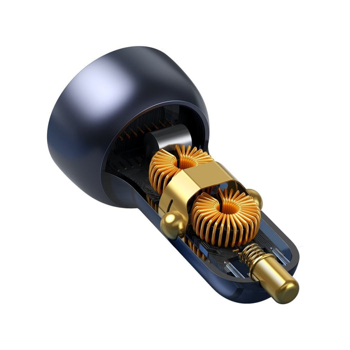 Зарядно устройство за кола с дигитален дисплей Baseus USB +