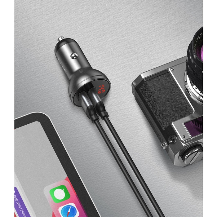 Зарядно за кола Baseus 2x USB 4.8A 24W