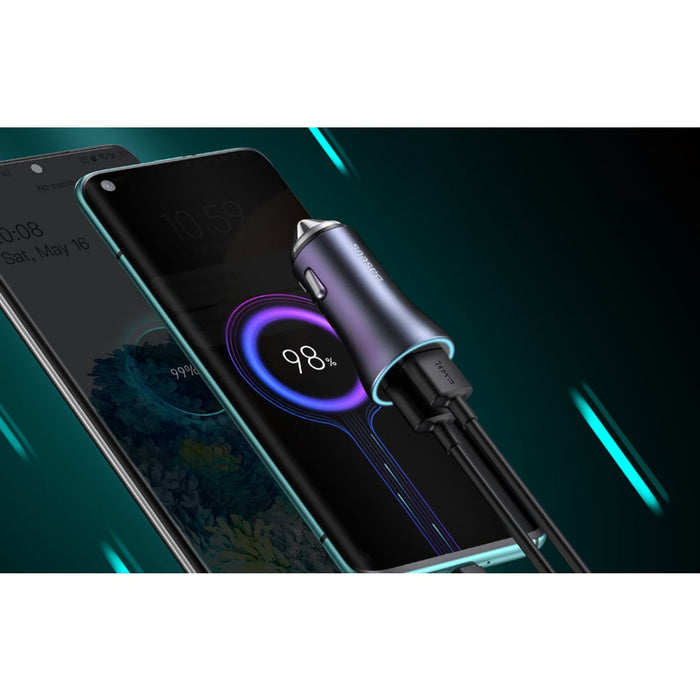 Зарядно за кола Baseus Golden Contactor Pro 2x USB QC SCP