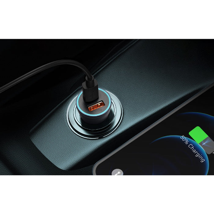 Зарядно за кола Baseus Golden Contactor Pro 2x USB QC SCP