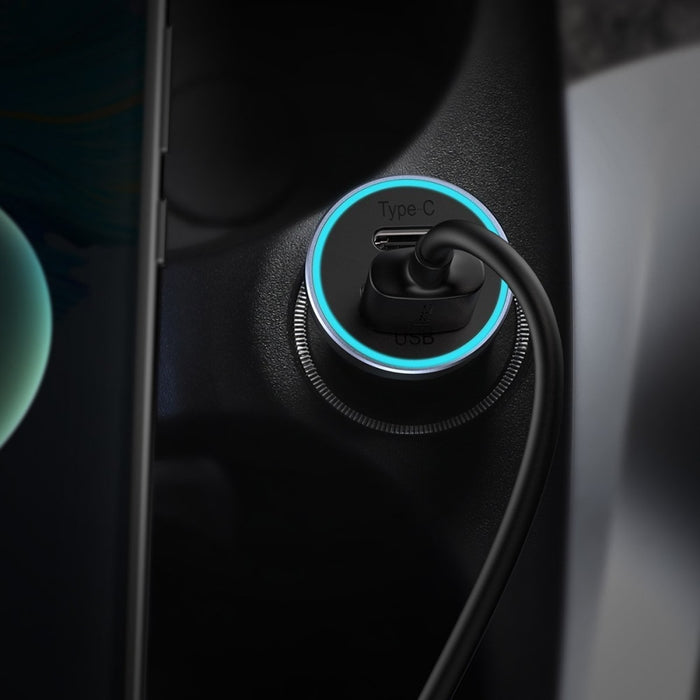 Зарядно за кола Baseus Golden Contactor Pro USB + USB-C