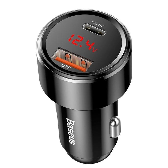 Зарядно за кола Baseus Magic USB + USB-C QC 4.0 PD 45W