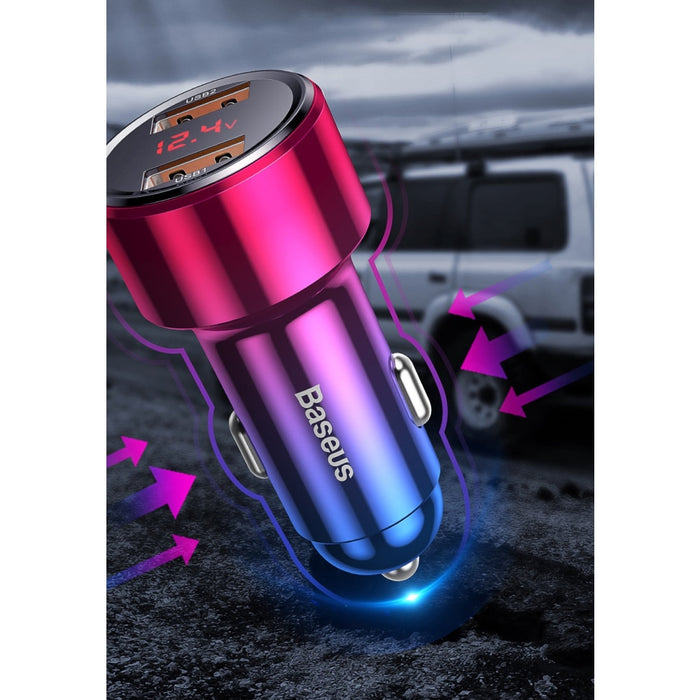 Зарядно за кола Baseus Magic USB + USB-C QC 4.0 PD 45W