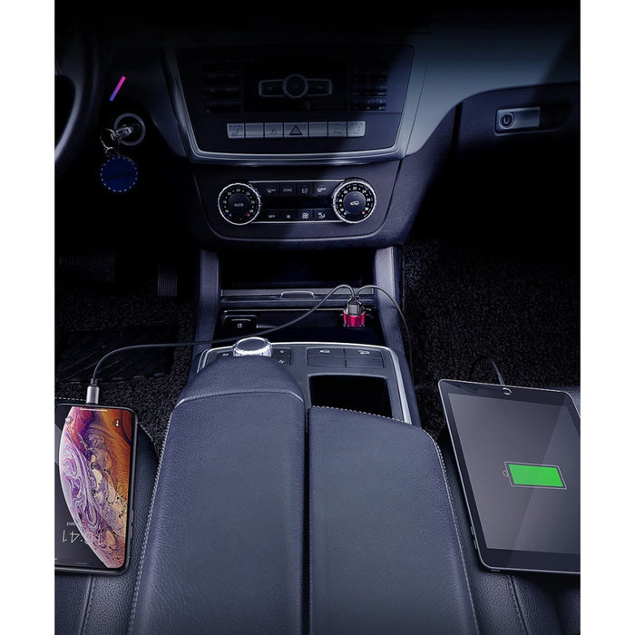 Зарядно за кола Baseus Magic USB + USB-C QC 4.0 PD 45W