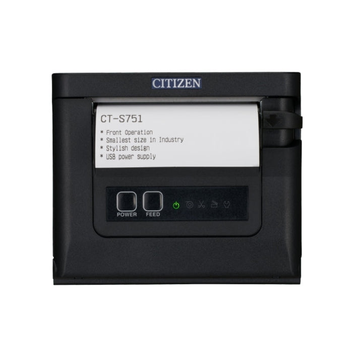 POS принтер Citizen CT-S751 Printer; Bluetooth USB Black