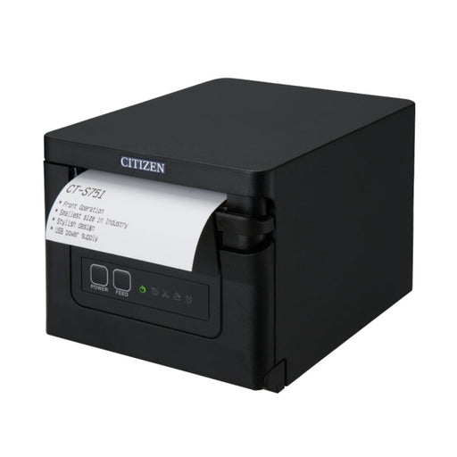 POS принтер Citizen CT-S751 Printer; Bluetooth USB Black