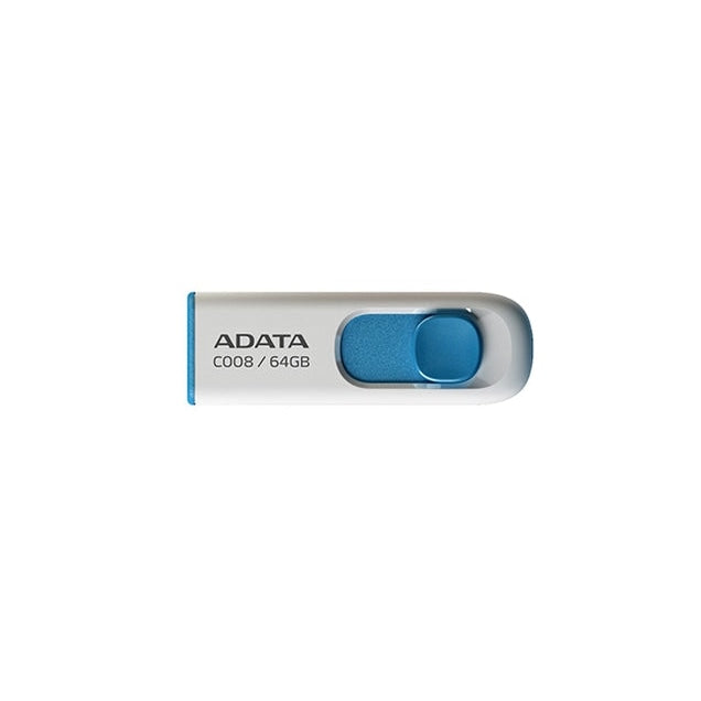 Памет Adata 64GB C008 USB 2.0-Flash Drive White