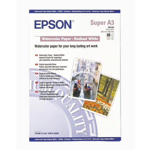 Хартия Epson Water Color Paper - Radiant White DIN A3+