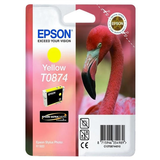 Консуматив Epson T0874 Yellow Ink Cartridge - Retail Pack