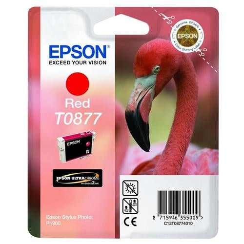Консуматив Epson T0877 Red Ink Cartridge - Retail Pack