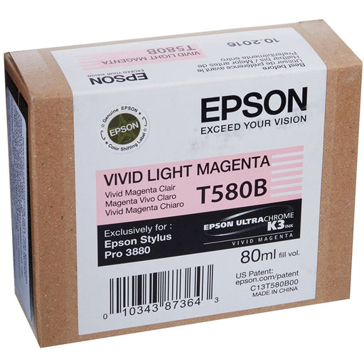 Консуматив Epson T580 Vivid Light Magenta for Stylus Pro